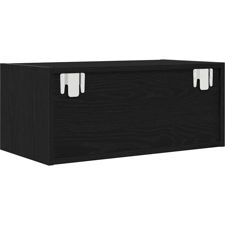 2 pcs TV-Schrank, Lowboard TV Schwarz Eichen-Optik 60x31x25,5 cm – Bild 7