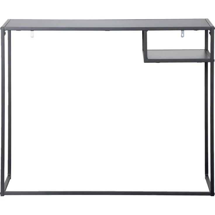 Carryhome 'MARLON' Schreibtisch Konsolentisch, MDF Metall schwarz, 99 x 79 x 32 cm, inklusive Ablagefach – Bild 4