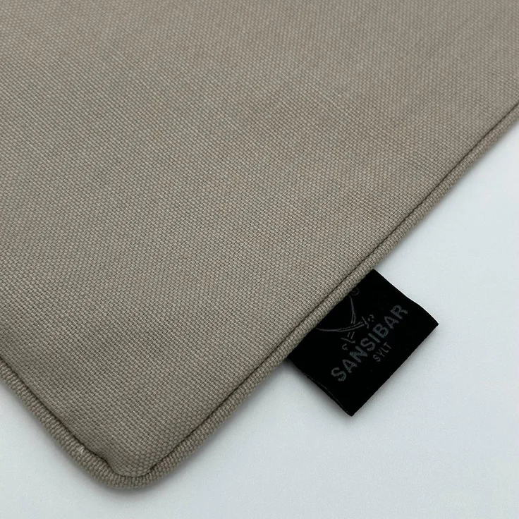 Sansibar Sylt Kissenhülle Kissenbezug Sansibar Sylt Kissenhülle, Sansibar Logo Druck, 45x45 cm, mit Logo-Schriftzug, mit verdecktem Reißverschluss – Bild 3