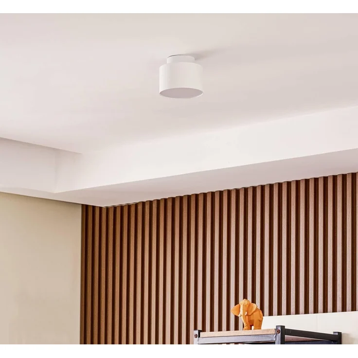 Lindby Deckenstrahler Nivoria, LED, Metall, Weiß warmweiß IP20, LED 15 W gesamt, warmweiß – Bild 3