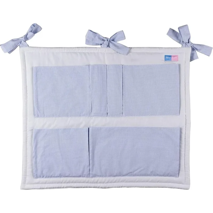 Robert Osswald 1.1.5.1.1.1.1-K01-09 Utensilo mit Taschen - 75x70 cm - für das Kinderbett, beige