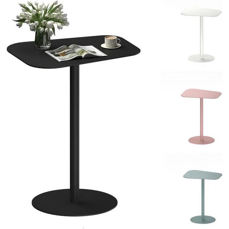 FLEXISPOT Ablagetisch Beistelltisch aus Stahl – Stabil & Farbvielfalt, Gartentisch (für Wohnzimmer, Bett, Balkon oder Garten, – Als Sofatisch, Nachttisch oder Outdoor-Tisch), für drinnen & draußen, einfache Montage, Tragkraft 20 kg – Bild 1