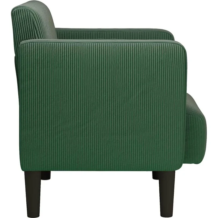 vidaXL Sessel mit Armlehnen Dunkelgrün 54 cm Cordstoff 4100520 – Bild 3
