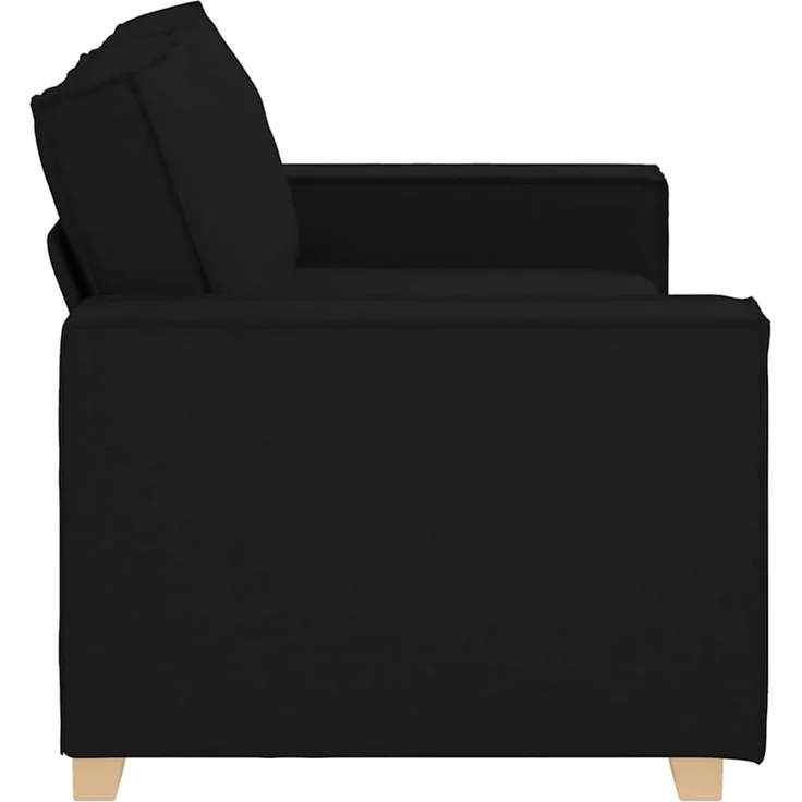 vidaXL 2-Sitzer Sofa Schwarz 180x78x84 cm Stoff 4104982 – Bild 4