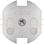 Reer Steckdosenschutz weiß, 10 Stück, Kindersicherung, schraubbar