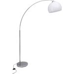 Brilliant Leuchten No. 92940-75 Bogenstandleuchte Vessa E27 chrom weiß