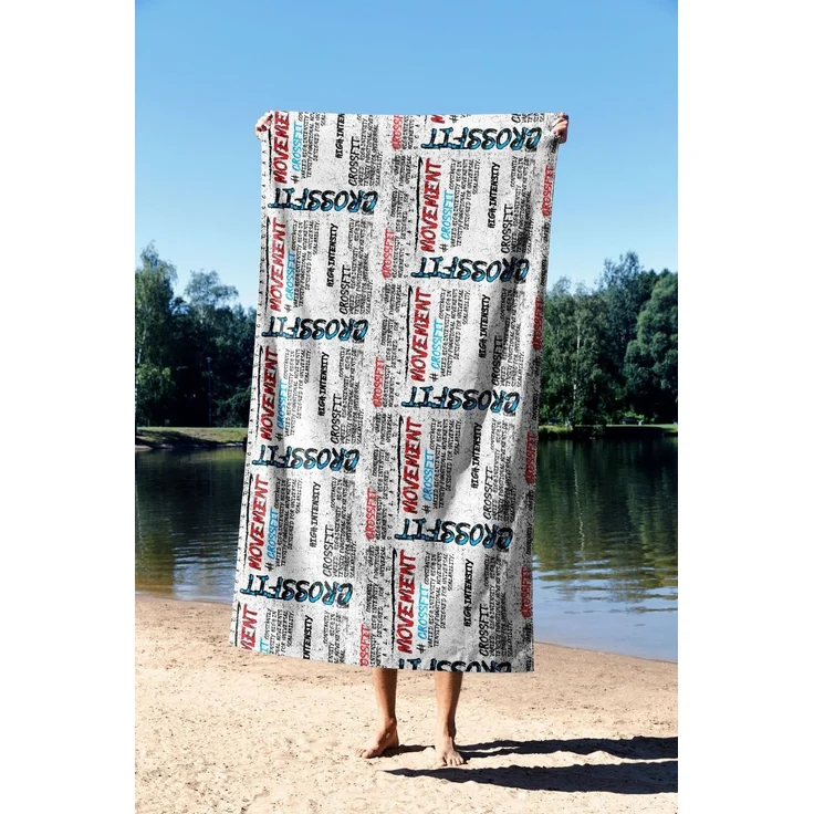 Mijolnir 'Crossfit Sport 90' Strandtuch, Mehrfarbig, 90 x 150 cm – Bild 2