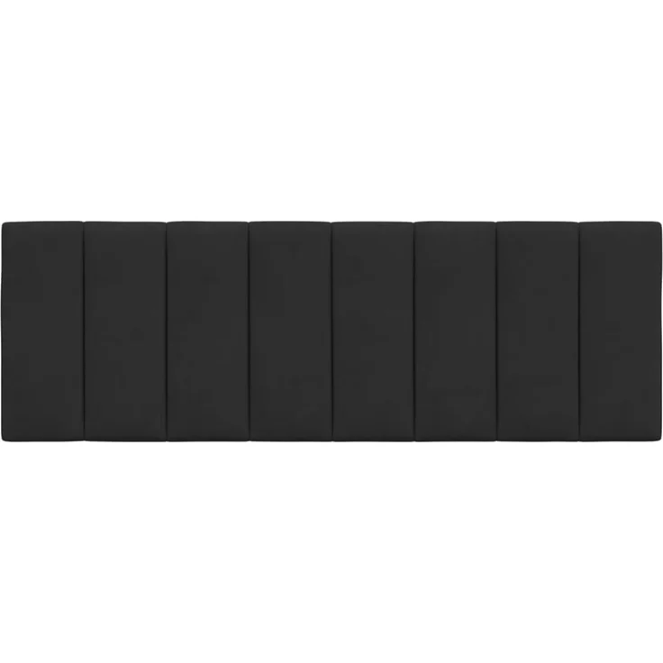 vidaXL Kopfteil-Kissen Schwarz 140 cm Samt 374671 – Bild 5