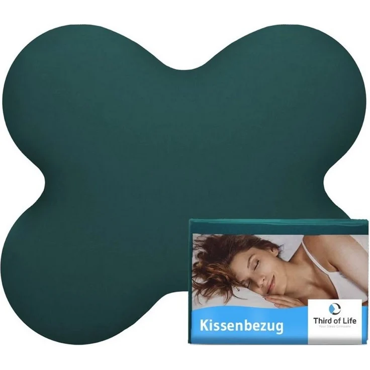 Third of Life Seitenschläferkissenbezug ACAMAR Baumwoll-Kissenbezug Einzelpack – Bild 1