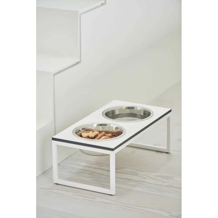 Hundenapf Futternapf DIMO Metall Taupe HPL-Platte Holzdekor von Jan Kurtz – Bild 6