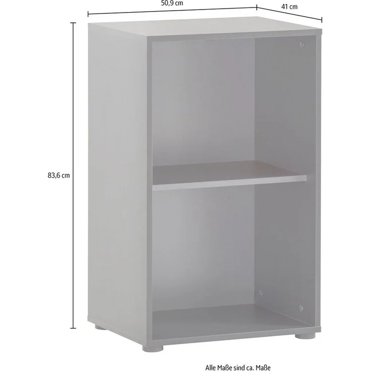 Schildmeyer Regal Hank 701969, Schwarzmatt, 51 x 41 x 83,6 cm – Bild 2