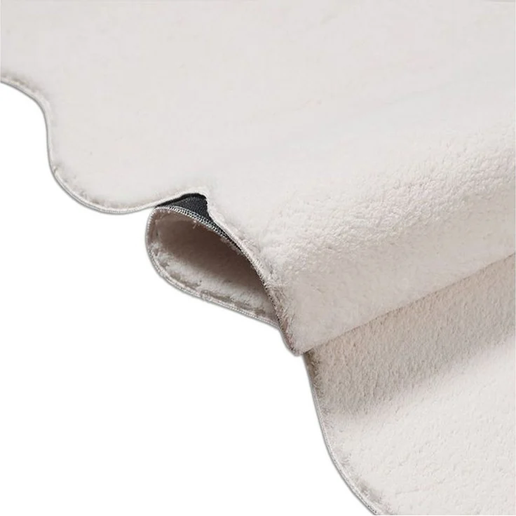 Carpetia Teppich Design Teppich creme moderne Wellenform, rechteckig, Höhe: 19 mm – Bild 4
