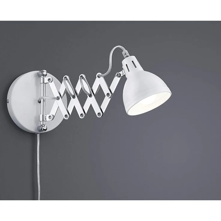 Wandleuchte, SCISSOR, 1 x E14/28W weiß