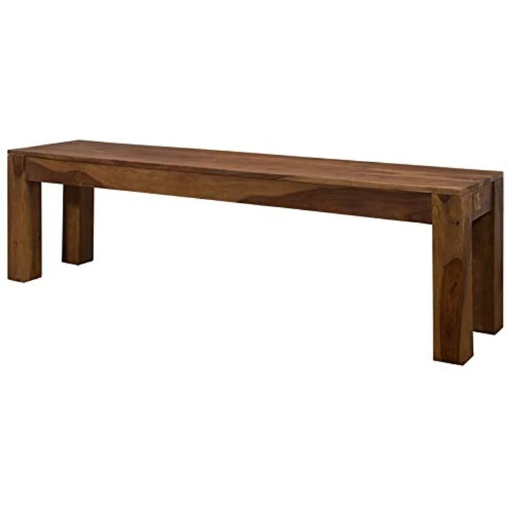 Bank Sheesham 200 x 35 x 45 noble unique lackiert SYDNEY #131 – Bild 7