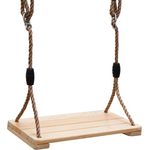 Kinder Brettschaukel 38 x 20 cm Holz Kinderschaukel Schaukelsitz Schaukelbrett