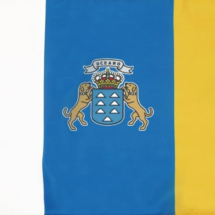 AZ FLAG - Flagge Kanarische Inseln - 45x30 cm Mit Kordel - Kanaren Fahne 30 x 45 Cm - Flaggen – Bild 3