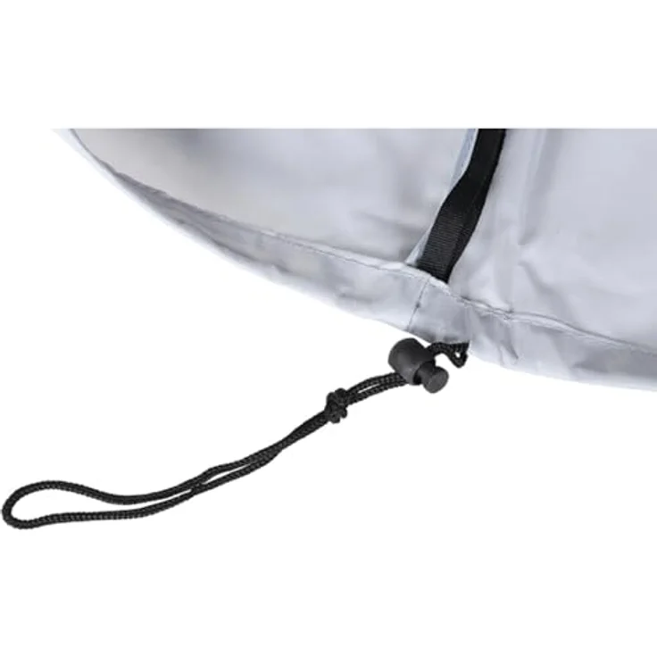 Siena Garden Tisch-Schutzhülle AquaShield, PU-beschichtetes Polyester in Hellgrau, 140 x 90 x 70 cm, mit Zugband und Active Air System® – Bild 5