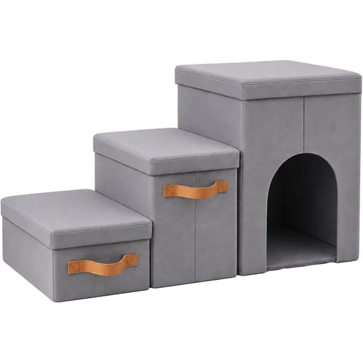 Relaxdays Faltbare Hundetreppe mit 3 Stufen – Bild 9