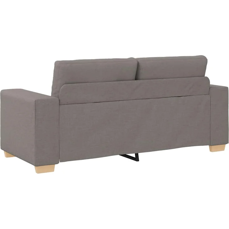 vidaXL Loveseat-Sofa Taupe 180x77x82 cm Stoff 4105084 – Bild 6