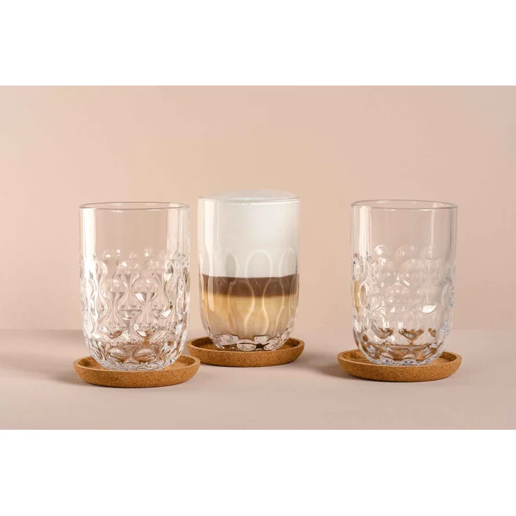 Leonardo GOCCE Latte Macchiato-Set mit Untersetzer 12-teilig – Bild 4