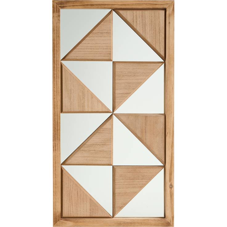 Wandobjekt HIESVILLE 75 cm Tannenholz Hellbraun