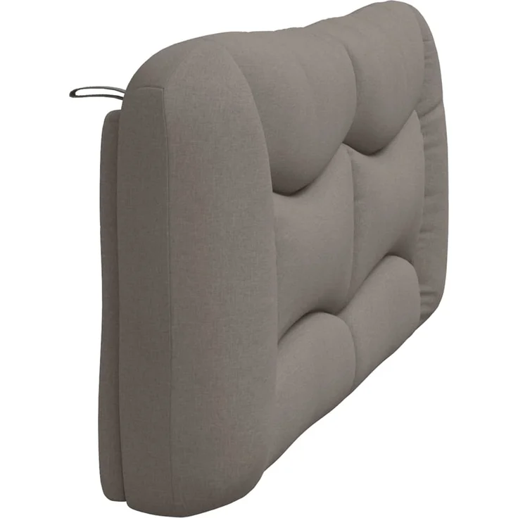 vidaXL Kopfteil-Kissen "Hvar" Taupe 180 cm Stoff – Bild 4