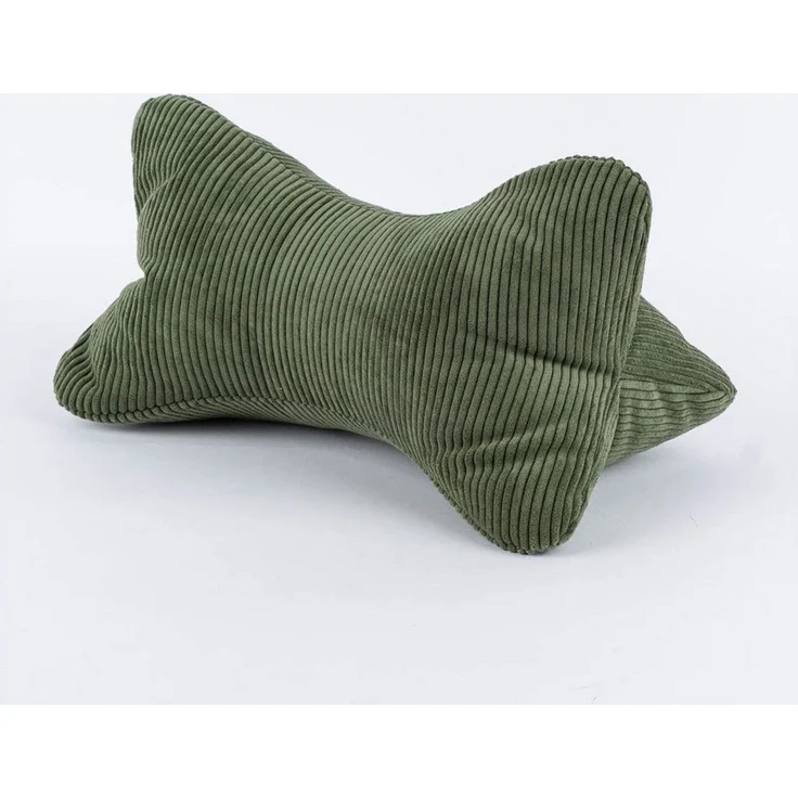 MAGMA Leseknochen INGA - ca. 42 x 22 cm Cord Look dunkelgrün – Bild 5