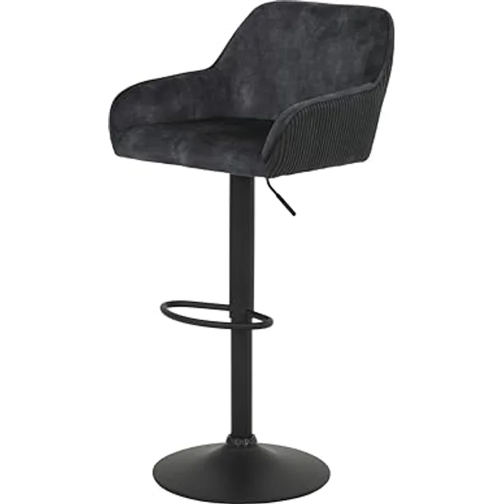 Hela Tische Barhocker Dollie, Anthrazit, 360° drehbar verstellbar mit Lift,