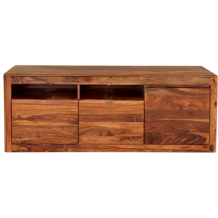 Fernsehtisch Tina 160x60x45 aus Sheesham-Massivholz