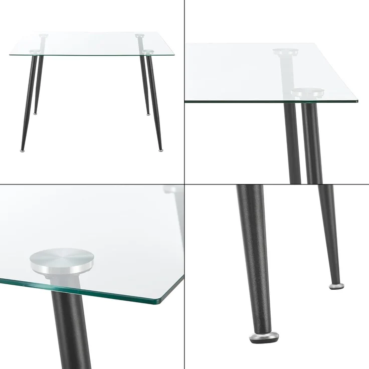 Glastisch Hyrynsalmi Schwarz [en. casa] – Bild 7