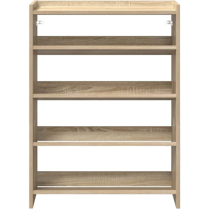 vidaXL Schuhregal Sonoma-Eiche 60x25x81 cm Holzwerkstoff 859880 – Bild 3