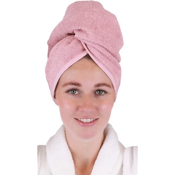 Betz Turban-Handtuch mit Knopf BERLIN Kopfhandtuch Haarturban, (1-St), mit Knopfverschluss – Bild 4