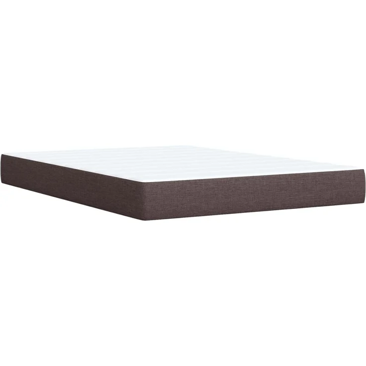 vidaXL Ottoman-Bett mit Matratze und LED Dunkelbraun 140 x 200 cm 3456832 – Bild 7