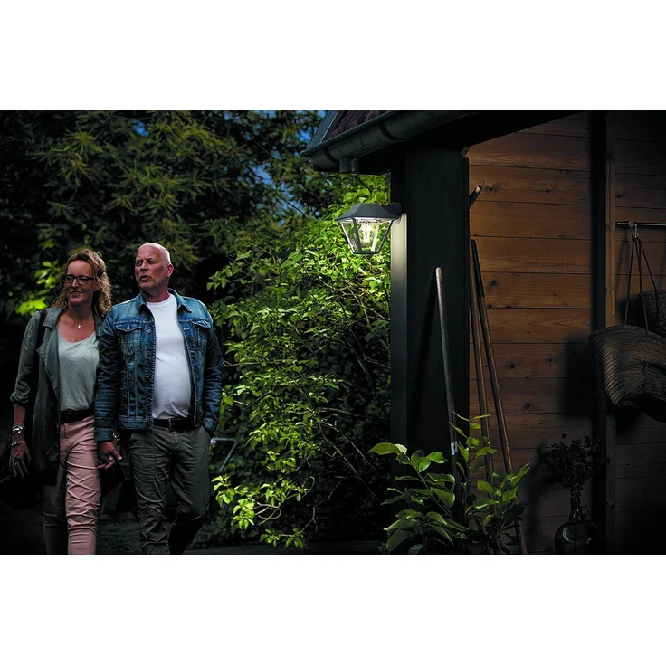 Philips Außenleuchten Wandbeleuchtung für den Außenbereich Anthrazit IP44 Garten Terrasse I Garten Terrasse – Bild 7