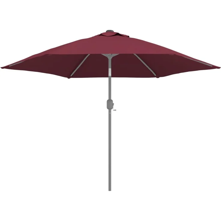 vidaXL Ersatzbezug für Sonnenschirm Bordeauxrot 300 cm 313800 – Bild 4