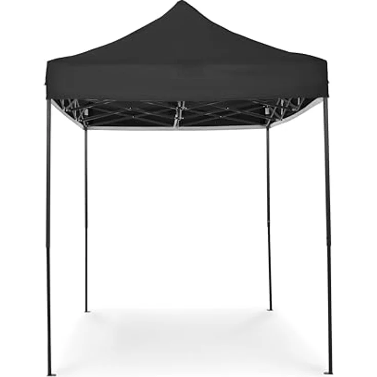 All Seasons Gazebos 3x2 m vollständig wasserdichtes Faltpavillon - Schwarz – Bild 3