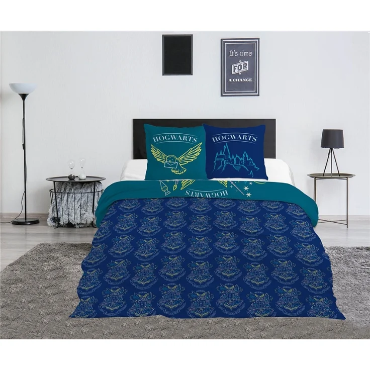 Harry Potter Doppelbettwäsche Set – 1x Deckenbezug 240x220 cm & 2x Kissenbezüge 63x63 cm – Bild 3