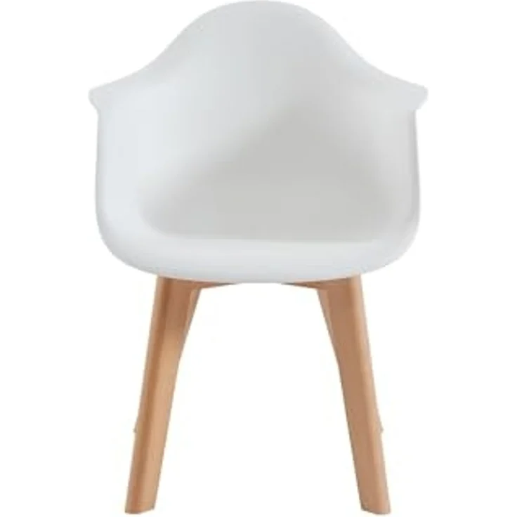 Vente-unique - POUPINETTE Stuhl Plastik Weiß - B 41,5 cm x H 57 cm x L 41,5 cm – Bild 4