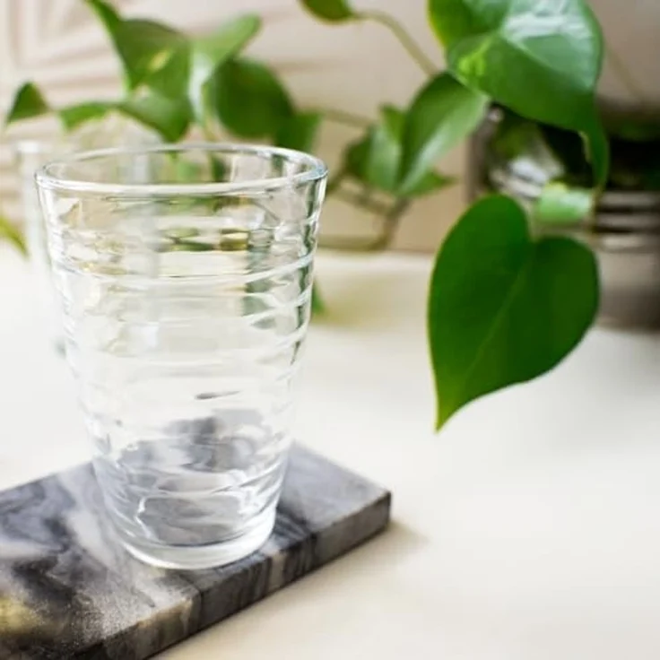 6 Trinkgläser 320 ml mit Struktur Saftgläser Cocktailgläser Longdrinkgläser – Bild 3