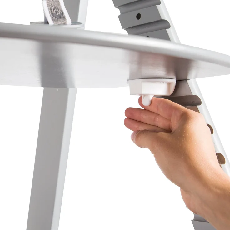 roba Treppenhochstuhl 'Sit Up Click' - mitwachsend - innovativer Klickverschluss - Holz - Taupe – Bild 3