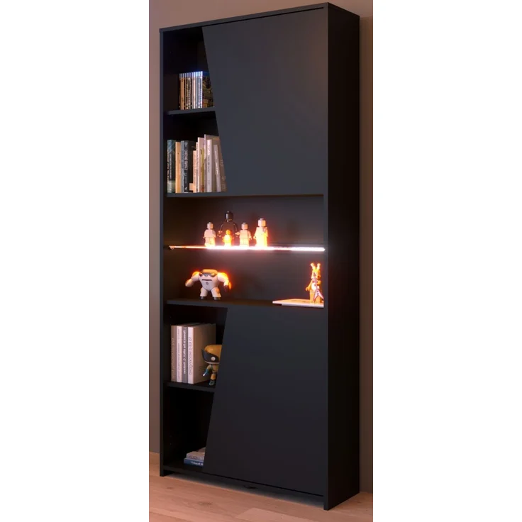Parisot Meta Gaming Set in schwarz und Eiche mit LED – Bild 3