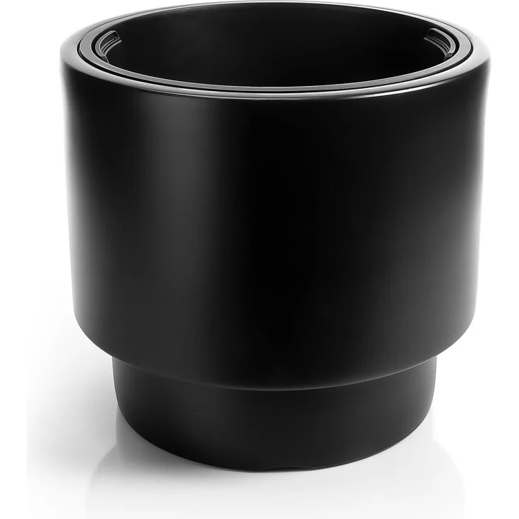 BigDean Blumentopf Pflanzkübel Design mit Einsatz rund ø 47 cm (Set, 1 St, 1 Pflanztopf + 1 Übertopf), Übertopf & Topf, 47cm Durchmesser, Schwarz, Wetterfest & Bruchsicher – Bild 8