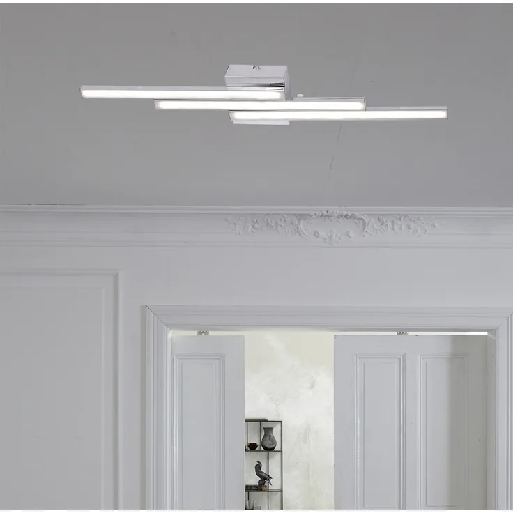 Fischer & Honsel 210803 Deckenleuchte Mikado 3-flammig LED Chrom