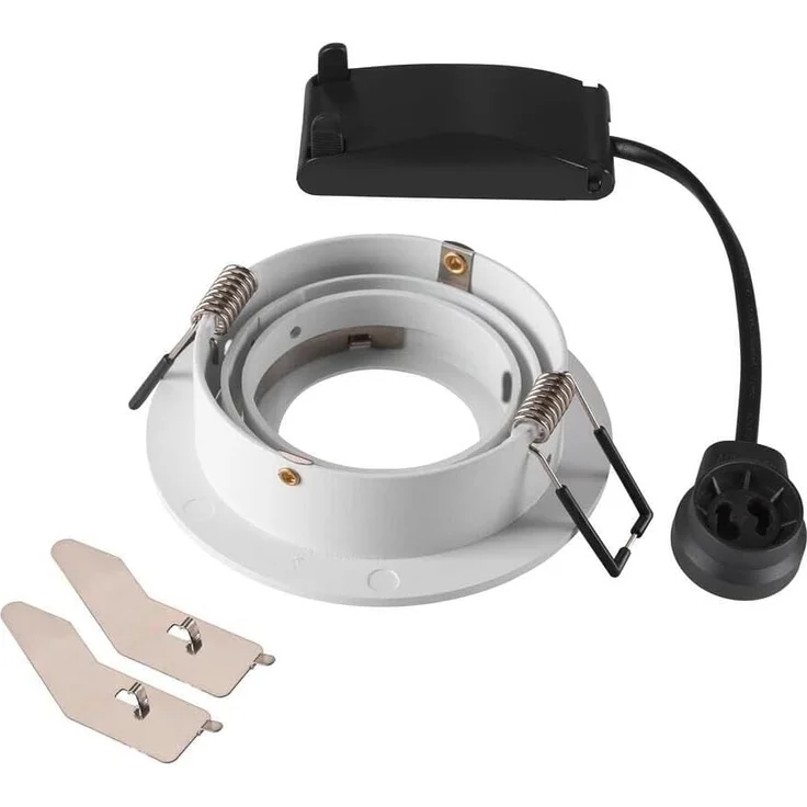 SLV NEW TRIA® 75, Deckeneinbauleuchte, rund, max. 10W GU10, weiß - Einbauleuchten – Bild 2