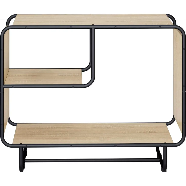 vidaXL Sideboard Sonoma-Eiche 80 x 37.5 x 64.5 cm Holzwerkstoff 8007931 – Bild 3