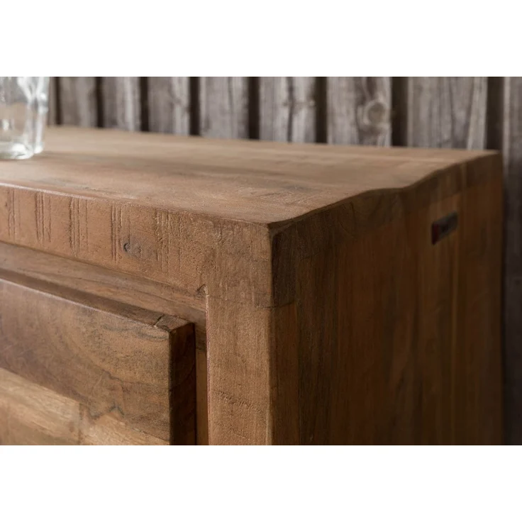 Vitrine Akazie 58x40x180 natur lackiert BARK #102 – Bild 6