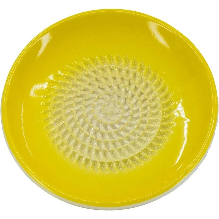 Kaladia Multireibe 804, Gelb, Keramik, handbemalte Küchenreibe - Made in Spain – Bild 1
