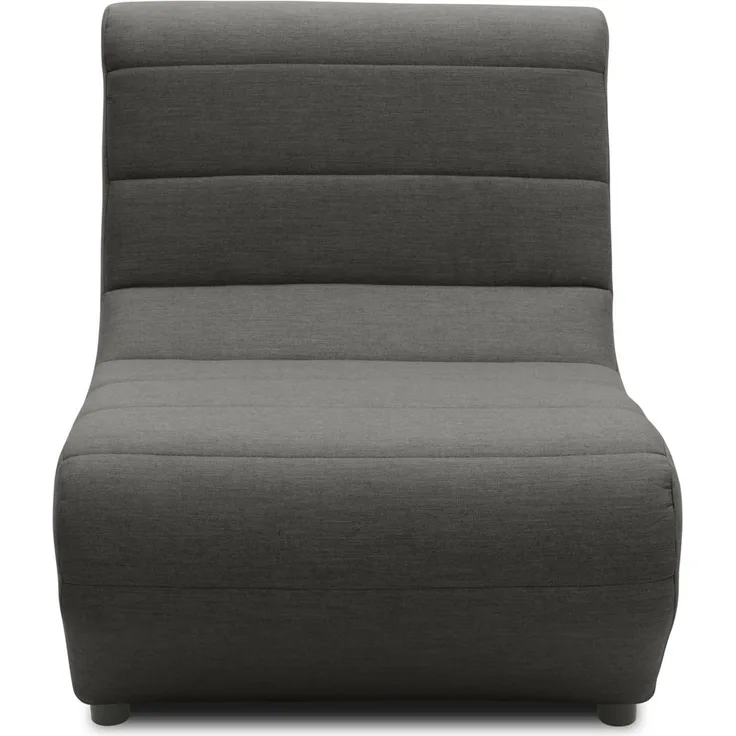 DOMO. collection Outdoor Sessel Borkum, Sessel Element, wetterfeste Gartenmöbel, 73 x 102 x 80 cm (BxTxH), anthrazit