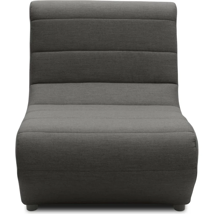 DOMO. collection Outdoor Sessel Borkum, Sessel Element, wetterfeste Gartenmöbel, 73 x 102 x 80 cm (BxTxH), anthrazit