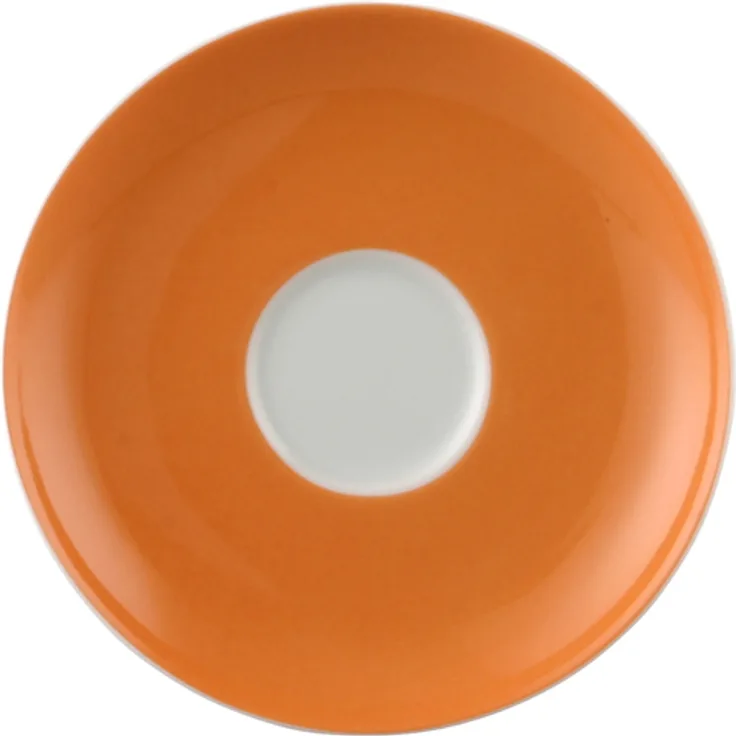 Thomas Sunny Day Untertasse für Espressotasse 80ml, Porzellan, Orange, Spülmaschinenfest, 12 cm, 14721